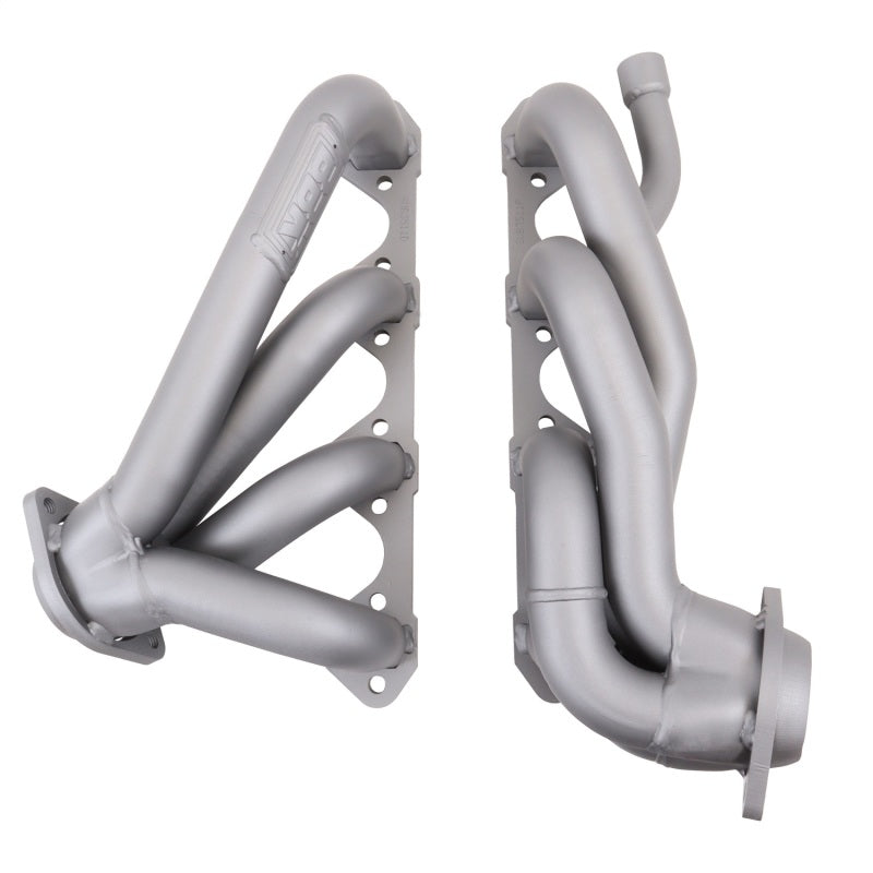 BBK 87-95 Ford F150 Truck 5.8 351 Shorty Unequal Length Exhaust Headers - 1-5/8 Titanium Ceramic — Photo - Unmounted
