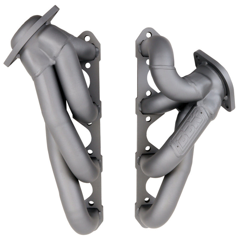BBK 87-95 Ford F150 Truck 5.0 302 Shorty Unequal Length Exhaust Headers - 1-5/8 Titanium Ceramic — Photo - Unmounted