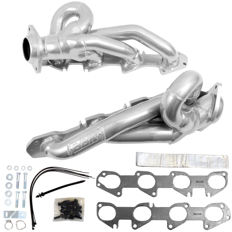 BBK 19-23 Dodge Ram 1500 5.7L (Ex. MegaCab) Shorty Tuned Exhaust Headers - 1-3/4in Silver Ceramic — Photo - Primary