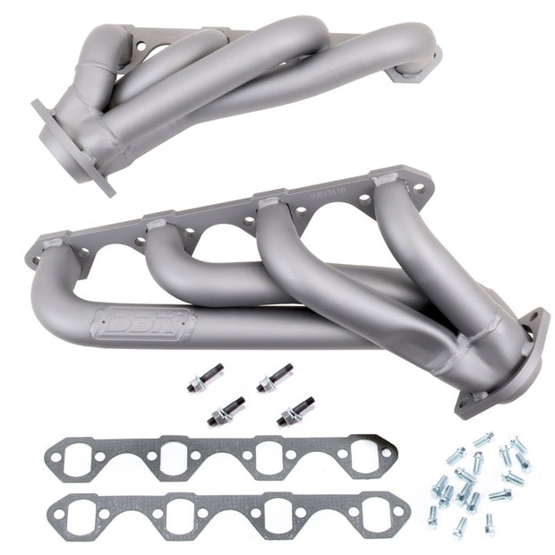BBK 79-93 Mustang 351 Swap Shorty Unequal Length Exhaust Headers - 1-5/8 Titanium Ceramic — Photo - Primary