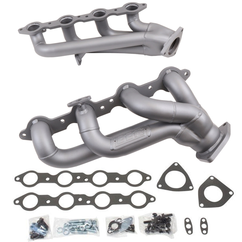 BBK 99-04 GM Truck SUV 4.8 5.3 Shorty Tuned Length Exhaust Headers - 1-3/4 Titanium Ceramic — Photo - Primary